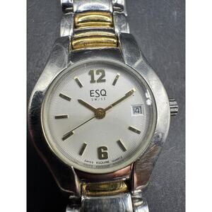 ESQ By Movado Previa Two Tone Stainless Steel Swiss Made Quartz Men's Watch